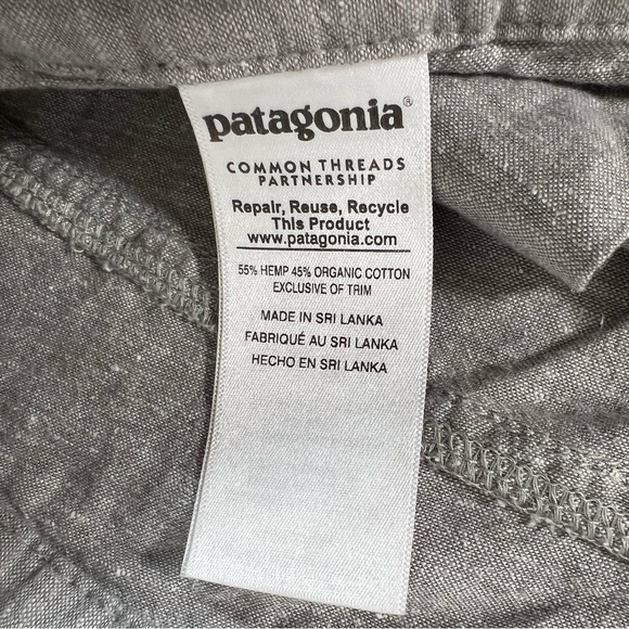 Patagonia Men’s Back Step Organic Cotton Shorts Gray Size 40 - 10in Inseam 57735 - Picture 7 of 8